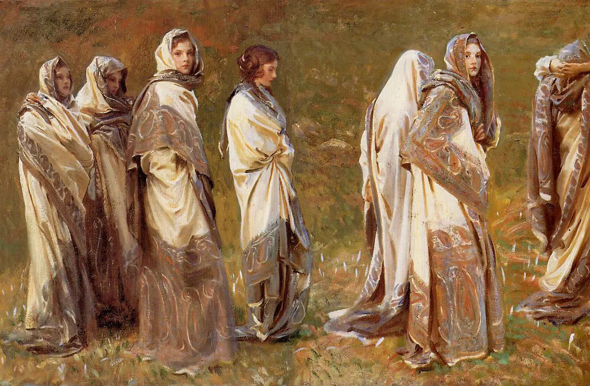 Painting by John Singer Sargent, Cashmere, 1908